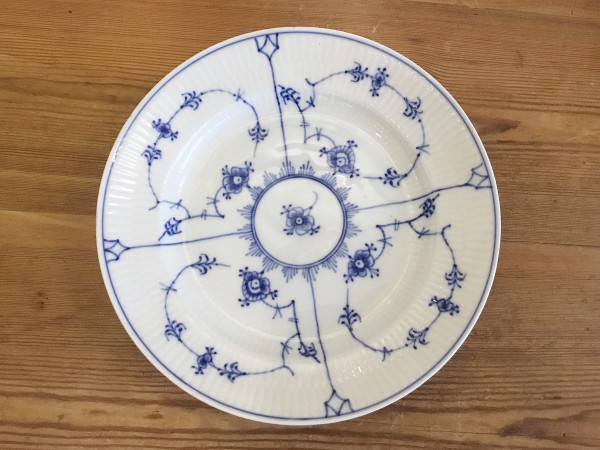 Musselmalet / Blue Fluted: Frühstücksteller, groß