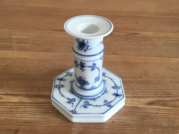 Musselmalet / Blue Fluted: Kerzenleuchter, mittlere Höhe