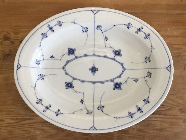 Musselmalet / Blue Fluted: Servierplatte, groß