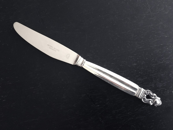 KÖNIG / ACORN (Georg Jensen): Menümesser mit langem Griff