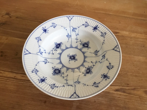Musselmalet / Blue Fluted: Suppenteller