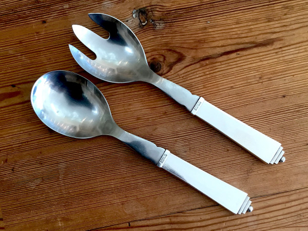 PYRAMIDE (Georg Jensen): Salatbesteck, 2-teilig