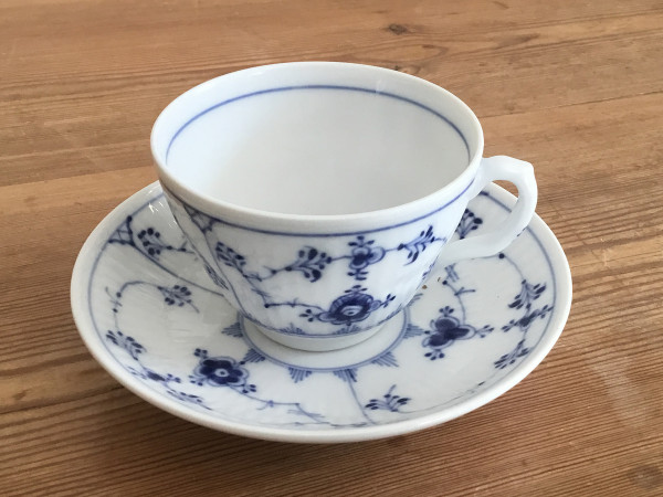 Musselmalet / Blue Fluted: Kaffeetasse, abweichende Form