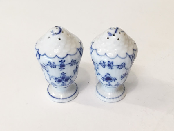 Musselmalet / Blue Fluted: Salz- und Pfefferstreuer