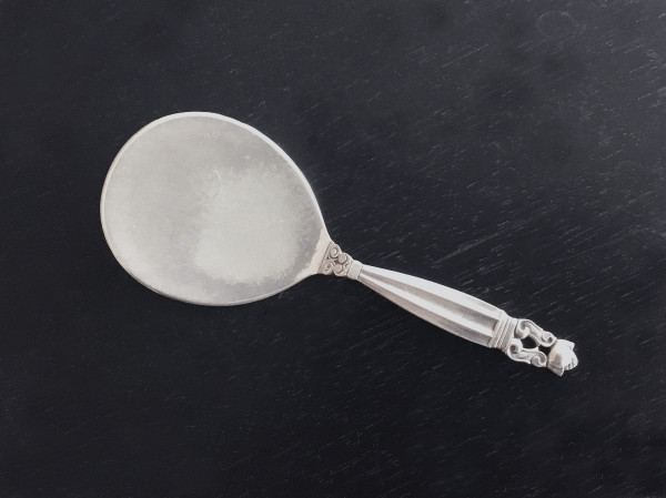 KÖNIG / ACORN (Georg Jensen): Pastetenheber, klein