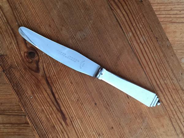 PYRAMIDE (Georg Jensen): Dessertmesser, kurzer Griff