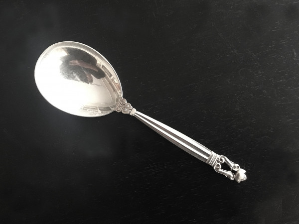 KÖNIG / ACORN (Georg Jensen): Servierlöffel, klein