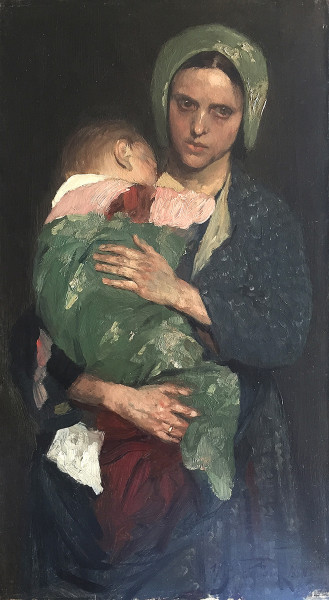 Wilhelm Beckmann (1852-1942): Mutterglück