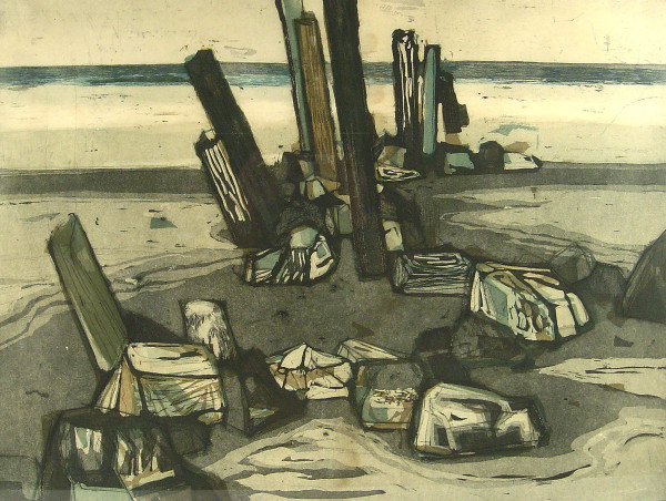Otto Eglau (1917-1988): Am Meer