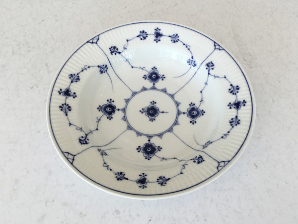 Musselmalet / Blue Fluted: Suppenteller, groß