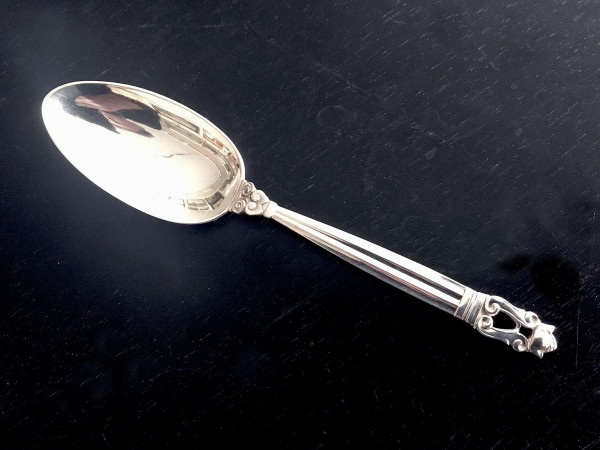 KÖNIG / ACORN (Georg Jensen): Menülöffel, groß