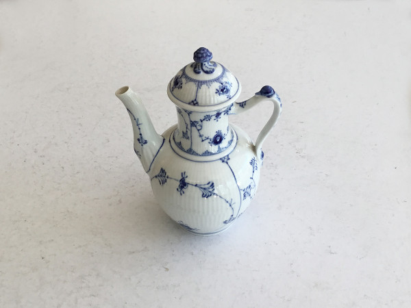 Musselmalet / Blue Fluted: Mokkakanne