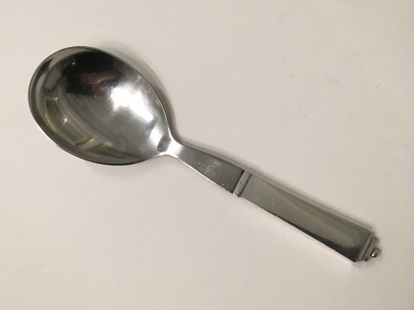 PYRAMIDE (Georg Jensen): Servierlöffel, groß mit Stahl