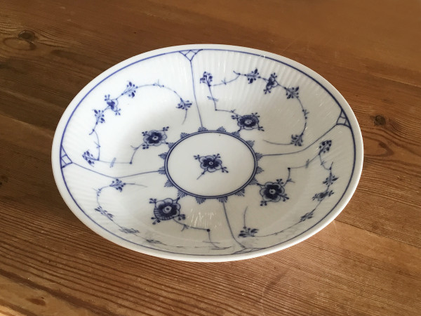 Musselmalet / Blue Fluted: Kompottschale, groß