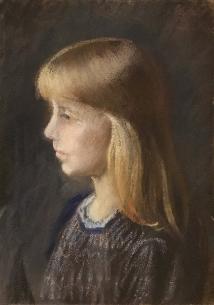 Michael Ancher (1849-1927): Portrait eines Mädchens