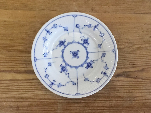 Musselmalet / Blue Fluted: Beilagenteller, antik