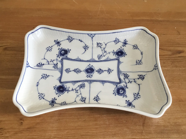 Musselmalet / Blue Fluted: Schale / Platte