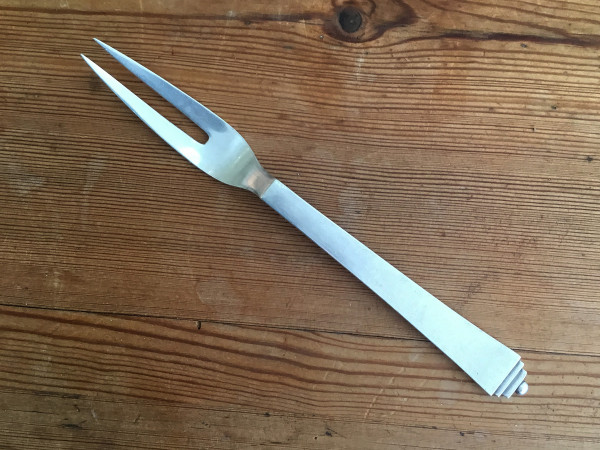 PYRAMIDE (Georg Jensen): Fleischgabel, groß