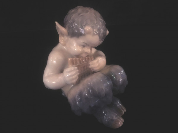 Royal Copenhagen Figur "Faun mit Panflöte"