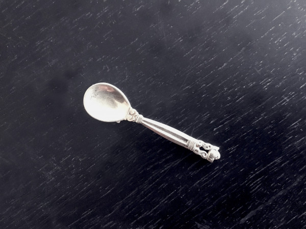 KÖNIG / ACORN (Georg Jensen): Salzlöffel