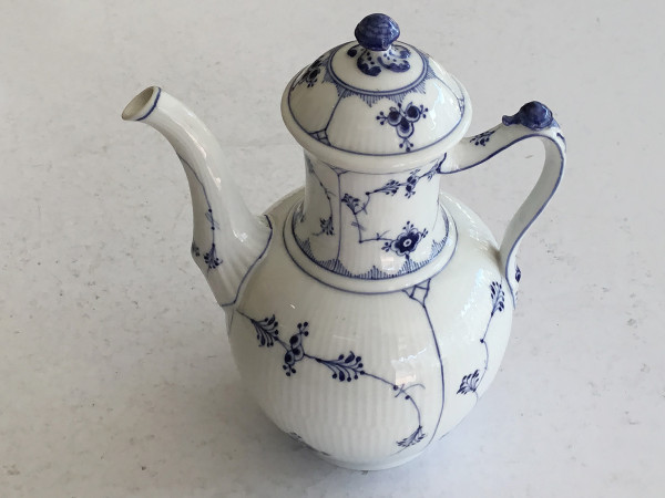 Musselmalet / Blue Fluted: Kaffeekanne, XXL